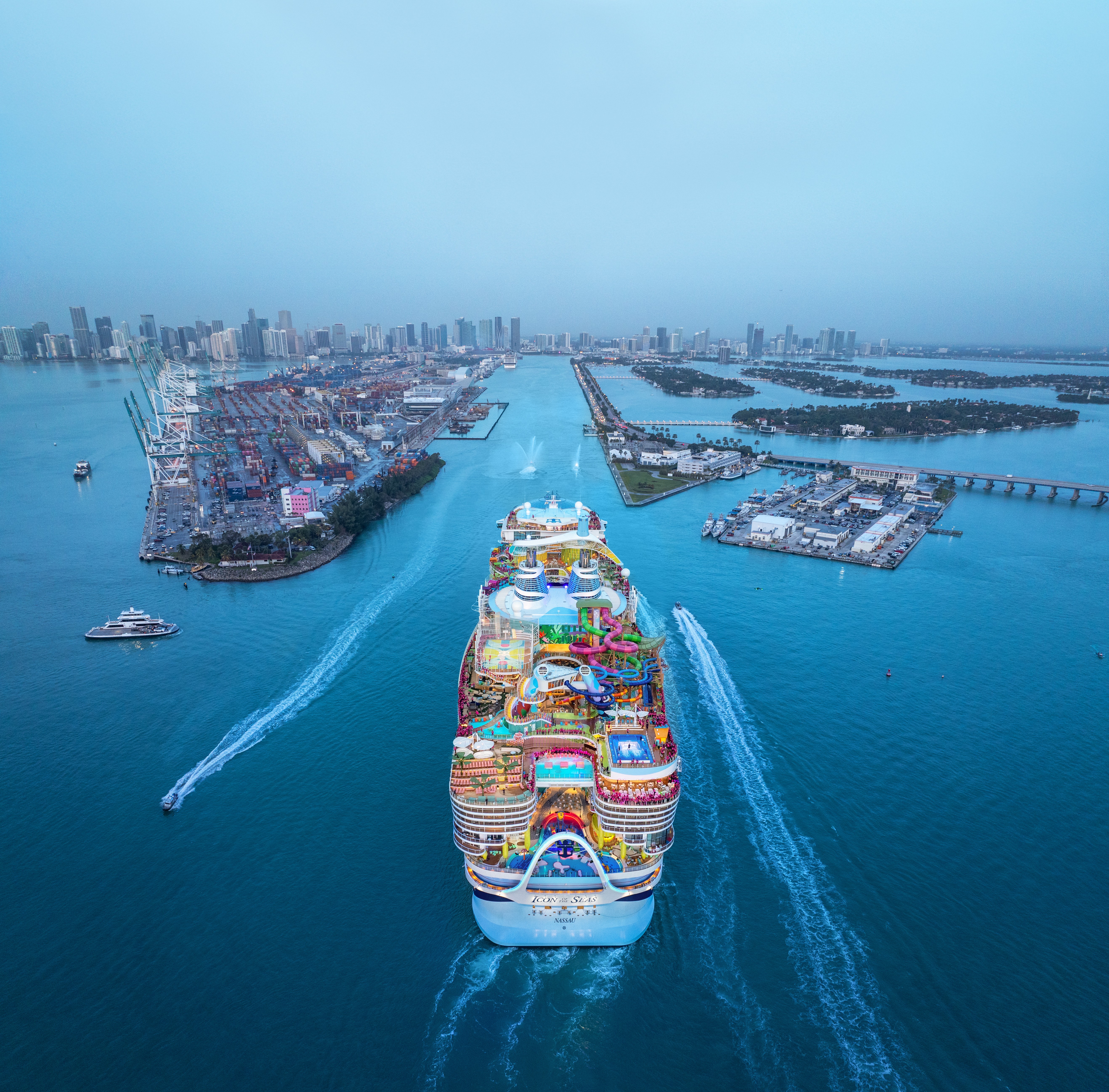 Short term cruises often depart from Miami ...